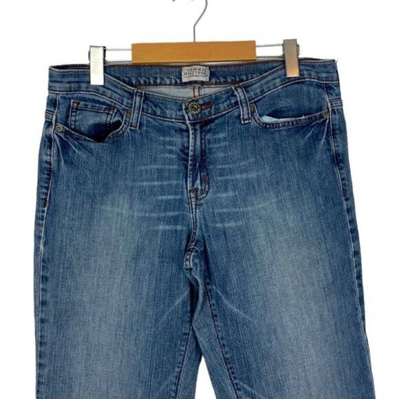 TOMMY HILFIGER Women's Blue Retro 2006 JYD Ditto Straight Fit Denim Jeans US 32 - Picture 2 of 12